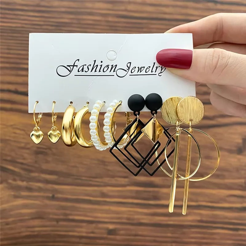 Fashion Earrings Set for Women Vintage Bohemian