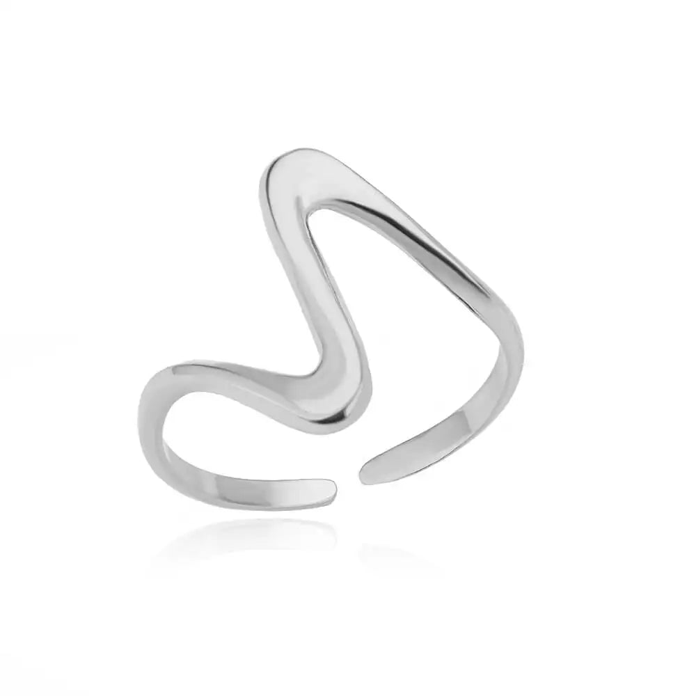 Luxury Rings for Women Gold Color Stainless Steel