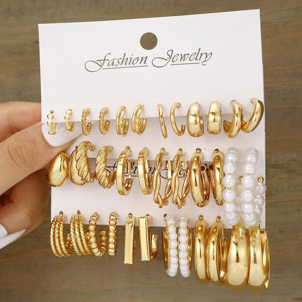 Fashion Earrings Set for Women Vintage Bohemian