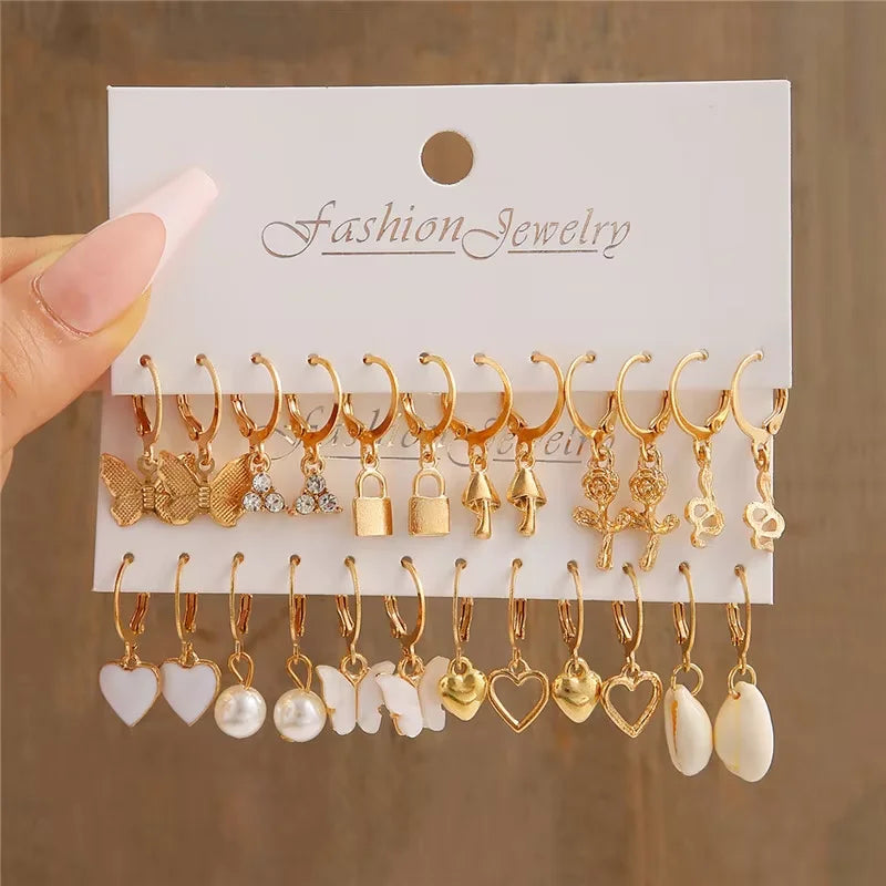 Fashion Earrings Set for Women Vintage Bohemian