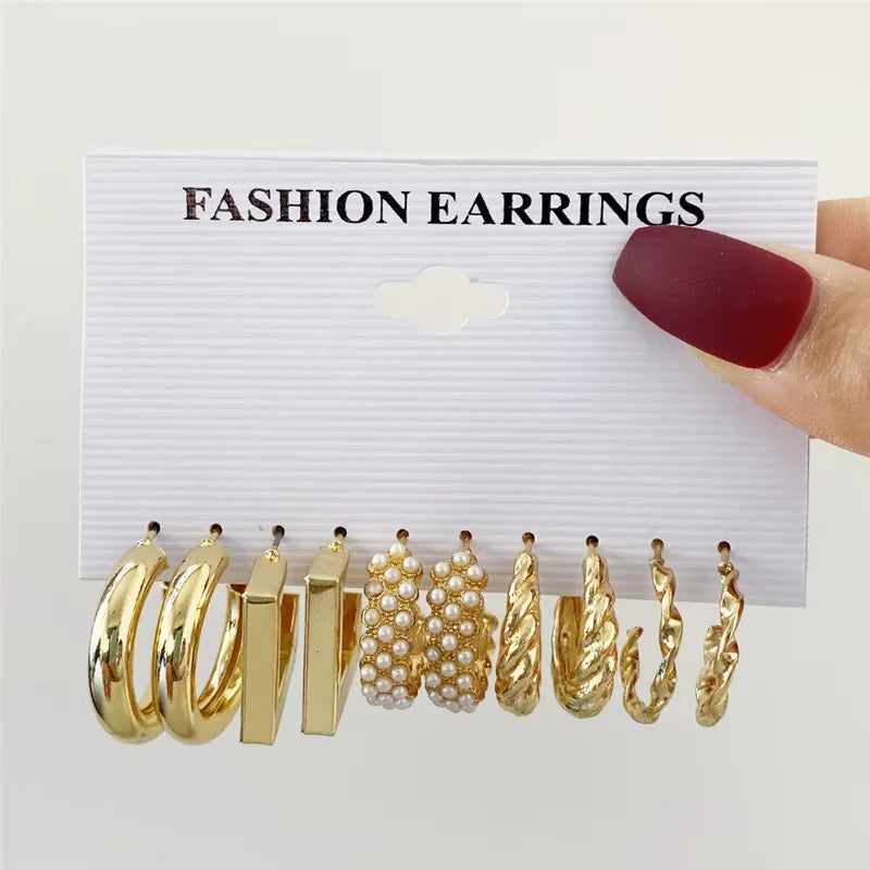 Fashion Earrings Set for Women Vintage Bohemian