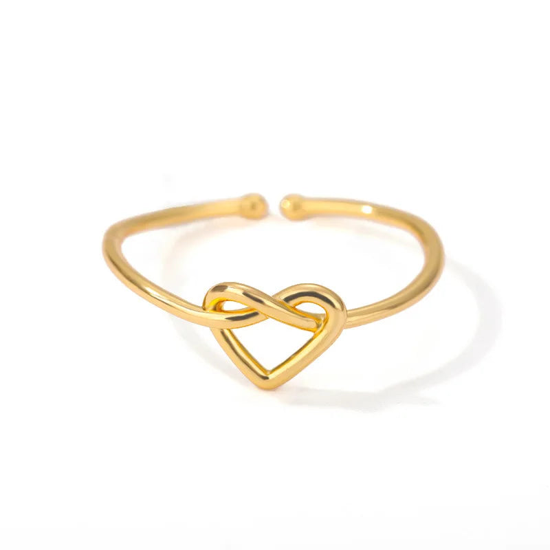 Luxury Rings for Women Gold Color Stainless Steel