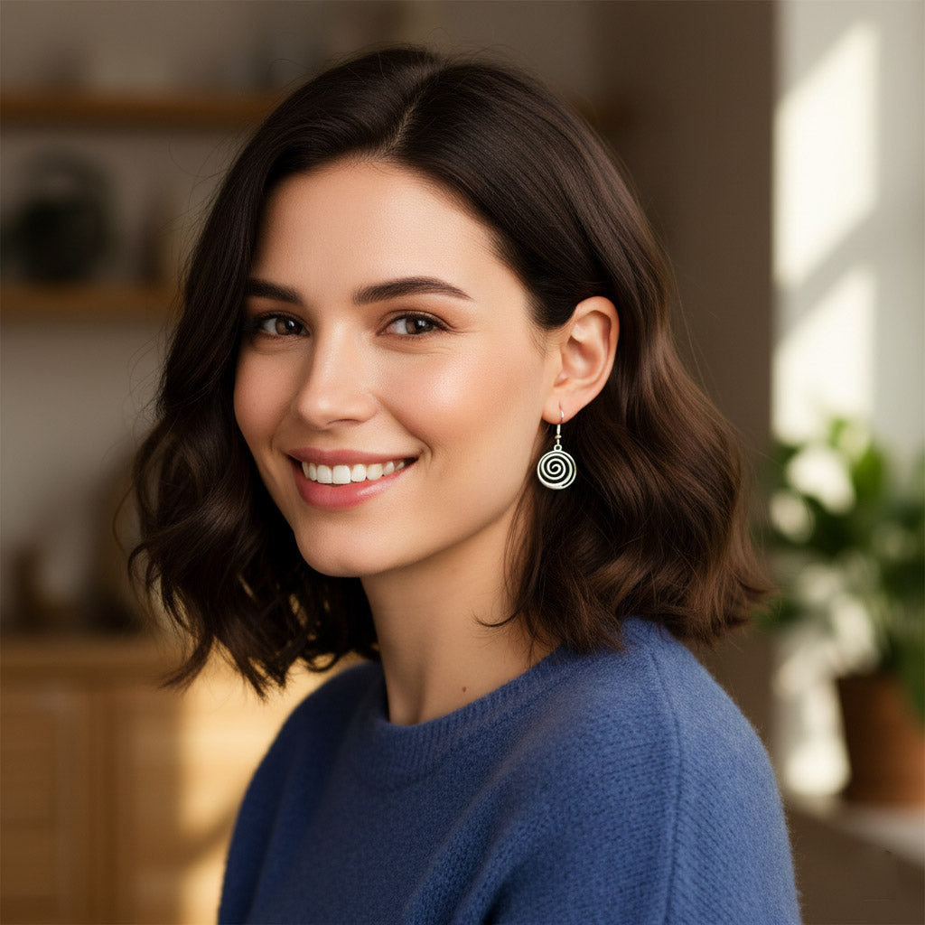 TRENDY Fashion Earrings Gifts for Women, New Creative Star Hoop